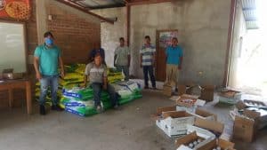 entrega de insumos